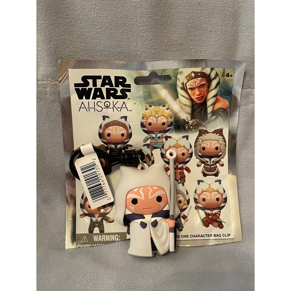 NEW Star Wars Ahsoka 3D Character Figural Bag Clip - Exclusive A - Ahsoka Tano